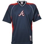 Atlanta Braves Majestic V-Neck Impact Big and Tall Baseball Jersey