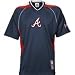 Atlanta Braves Majestic V-Neck Impact Big and Tall Baseball Jersey
