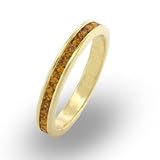 Women's Stone Band Topaz Swarovski Crystal Ring, Size: 5-10