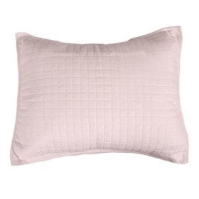 Nautica Mariner\'s Cord Quilted Waffle Checked Standard Pillow Sham Navy