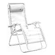 Patio Recliner Chairs - Lafuma 45789 Mesh RSX Zero Gravity Outdoor Folding Patio Recliner Chair - White - Standard