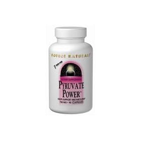 Source Naturals Pyruvate Power, 30 Caps 750 MG