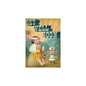 Get Well Soon carte de voeux - By Stephen Mackey