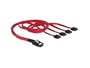Delock mini-SAS Kabel (36-polig zu 4 x SATA, 50 cm)