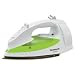 Panasonic NI-S300TR 1200-Watt Steam Iron with Curved Titanium-Coated Soleplate, White/Green image
