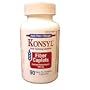 Konsyl Fiber laxative caplets for constipation relief, 90 ea