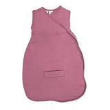 Cocooi Newborn Sleep Bag, Dark Blossom Pink, Natural Merino Sleep Sack For Newborn Babies