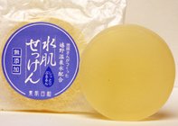 池田さんの無添加馬油石けん 水肌（みずはだ）せっけん約20g