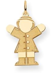 Genuine IceCarats Designer Jewelry Gift 14K Kid Charm