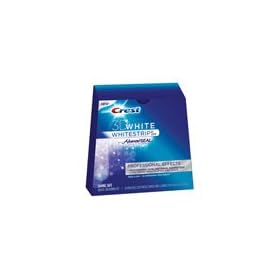 Crest 3D White Whitestrips With Advanced Seal Professional Effects Enamel Safe Dental Whitening, 20 count (Pack of 1)