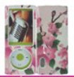 Spring flower hard case for Apple Nano 5th gen + screen protector + strap New.