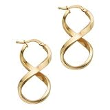 14kt. Yellow Gold, Infinity Fashion Earrings