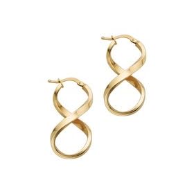 14kt. Yellow Gold, Infinity Fashion Earrings by 