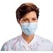 Tecnol Procedure Mask,Pleat,Earloops,Latex Free,50CT,Blue