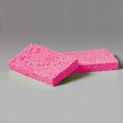 CELLULOSE SPONGE SM 3.6X6.5X.9 PNK 24/2