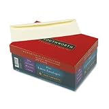 Southworth J564-10 Southworth Credentials Fine Linen #10 Envelopes, 25% Cotton, Ivory, 250/Box