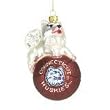 Connecticut Huskies - UConn 5" Glass Mascot Basketball Holiday Ornaments - NCAA College Athletics