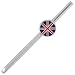 Forzieri Union Jack Silver Plated Tie Clip