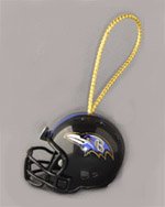 Official NFL National Football League Licensed Team Helmet Christmas Tree Ornaments - Baltimore Ravens
