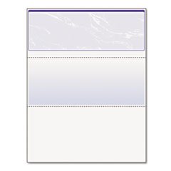DocuGard Standard Security Marble Business Top Check, 24 lb, 8-1/2 x 1