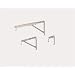 Da-Lite Mounting Brackets Model No.23 - wall mount bracket - 2 PACK ( 40933 )