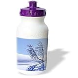 VWPics National Parks - Tree casts a long shadow in the snow.Yellowstone National Park, Wyoming - Water Bottles