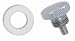 Third Party New : Oil Pan Drain Plug Replacement 0.75 in. Hex Head w/0.5 in. x 20 Threads Magnetic Tip Incl. Nylon Washer