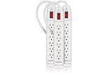 6-outlet Surge Protector (3 Pack)