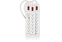6-outlet Surge Protector (3 Pack)