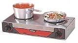 Nemco 6310-2 2-Burner Electric Hot Plate | 120/240 Volt, Solid Top
