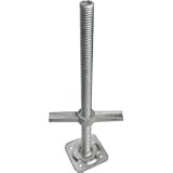 Metaltech Galvanized 24" Screw Jack W/ Plate - Hollow