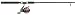 Shakespeare One-Piece Mdium Heavy Action Spinning Combo (6-Feet 6-Inch)
