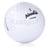 36 MINT MAXFLI NOODLE LONGEST USED GOLF BALLS + FREE TEES by
