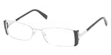 PRADA EYEGLASSES VPR 61N SILVER 2BB101 VPR61N