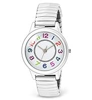 Multicoloured Expandable Strap Analogue Watch