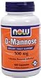 NOW D-MANNOSE 500 mg - 120 Capsules