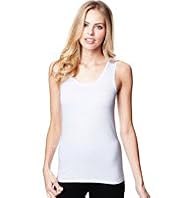 Fairtrade Cotton Rich Scoop Neck Vest with Stay New™
