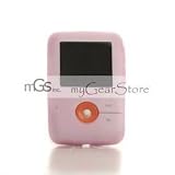 yooZoo Creative Labs MP3 Player silicone skin cover for Zen V & Zen V Plus w/ Armband & LCD screen Protector - Orchid Purple