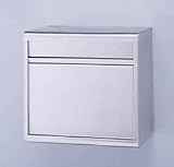 【郵便受け 郵便ポスト 郵便受けポスト】 A4封筒や通販カタログも対応する 前入れ後ろ出し 家庭用 ステンレス 郵便ポスト 新聞受け