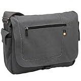 Case Logic Canvas Messenger Bag - Gray
