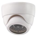 Ex-Pro White Dome Dummy / Fake CCTV Security Camera /indoor housing camera. With built-in flashing LED