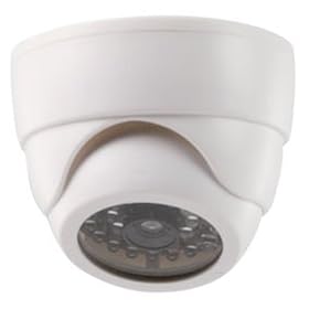 Ex-Pro White Dome Dummy / Fake CCTV Security Camera /indoor housing camera. With built-in flashing LED