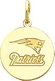 14K Gold NFL New England Patriots Logo Charm