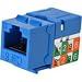 Scp 90 Degree Keystone Jack - Blue