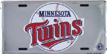 Minnesota Twins Chrome License Plate Frame MLB