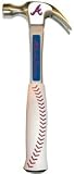 Atlanta Braves Pro-Grip Hammer Stainless Steel Molded Rubber Grip All-purpose Team Logo