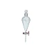 Kimax Pear-Shaped Squibb Separatory Funnel with Ground Glass Stopper and PTFE Standard Stopcock