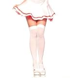 Thigh High Stockings White