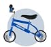 TootScoot - Amazing Balancing Bike For Children! Blue With Blue Handlebars