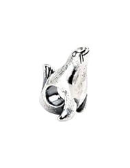Sterling Silver Kera Silver Seal Bead Fits Pandora